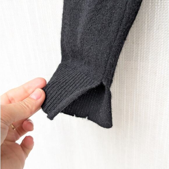 ZADIG & VOLTAIRE Black Cici Star Patch Cashmere Sweater Pullover , size XS - Picture 5 of 8